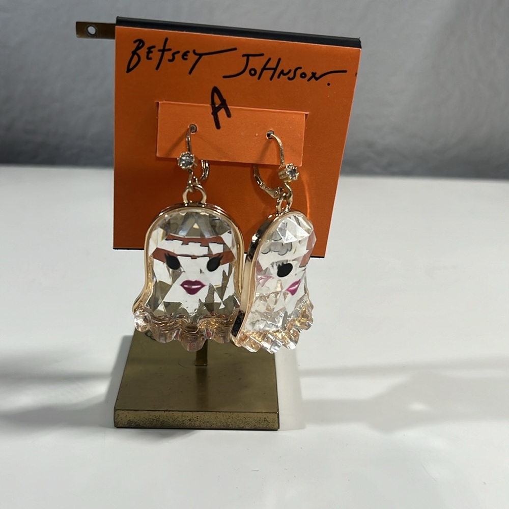 Betsy Johnson Holiday Earings - Picture 2 of 5